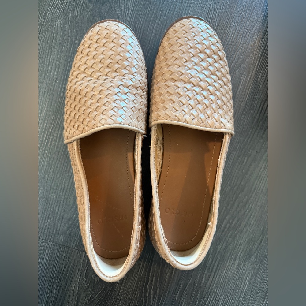 Nisolo leather woven loafers